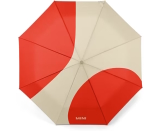 Складной зонт MINI Car Face Detail Foldable Umbrella, rebel red/vibrant silver, артикул 80235B320F4