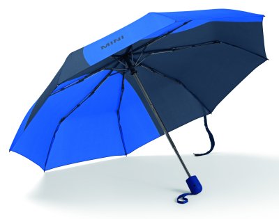 Складной зонт MINI Car Face Detail Foldable Umbrella, blazing blue/indigo
