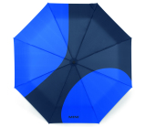 Складной зонт MINI Car Face Detail Foldable Umbrella, blazing blue/indigo, артикул 80235B320F2