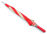 Зонт-трость MINI Car Face Detail Stick Umbrella, rebel red/vibrant silver, артикул 80235B320F7