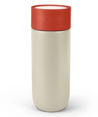 Термокружка MINI Travel Mug, Colour Block, 500ml., Vibrant Silver/Rebel Red/White
