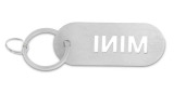 Брелок для ключей MINI Wordmark Logo Keyring, silver, артикул 80275B54F33