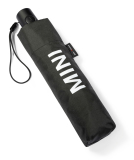 Складной зонт MINI JCW Logo Foldable Umbrella, black, артикул 80235B54F39