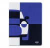 Блокнот MINI Car Tile Notebook, blazing blue/indigo/white