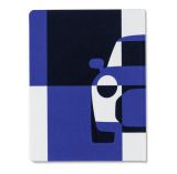 Блокнот MINI Car Tile Notebook, blazing blue/indigo/white, артикул 80245B320F8