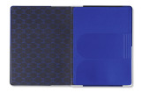 Блокнот MINI Car Tile Notebook, blazing blue/indigo/white, артикул 80245B320F8