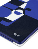 Блокнот MINI Car Tile Notebook, blazing blue/indigo/white, артикул 80245B320F8