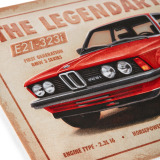 Металлическая пластина BMW 3 Series E21 Metal Sign, 15x20cm., артикул 80235B81117