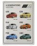 Металлическая пластина BMW M3 History Tin Sign, 40 Years Anniversary, 30x40cm.