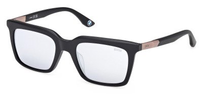 Солнцезащитные очки BMW Sunglasses, Mirrored Rectangular, Black/Smoke Mirror ￼