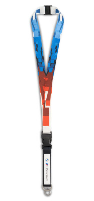 Шнурок с карабином BMW M Motorsport Lanyard, Multicolour Print