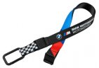 Шнурок с карабином BMW M Motorrad Motorsport Lanyard, Black/Blue/Red
