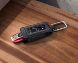 Чехол из алькантара для ключа Porsche Alcantara Key Case 911/Panamera/Cayenne/Taycan, NM, артикул 971044006