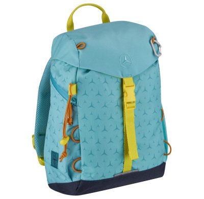 Детский рюкзак Mercedes-Benz Star Kids Backpack, Turquoise/Yellow