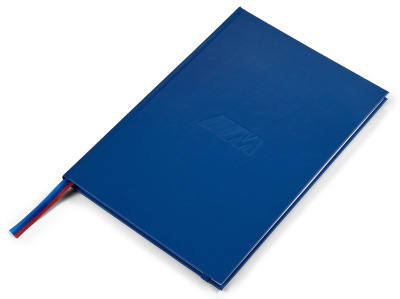 Блокнот BMW M Motorsport Notebook, Blue
