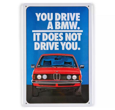 Металлическая пластина BMW 3 Series Tin Sign, 20x30cm.