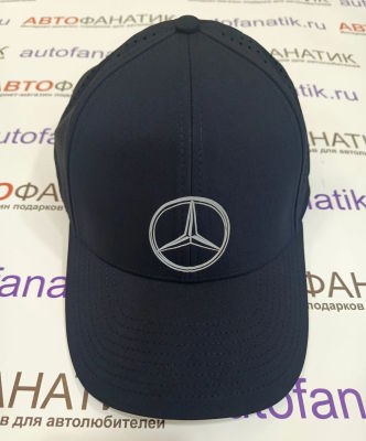 Бейсболка Mercedes-Benz Baseball Сap Sport, Perforation, Dark Blue