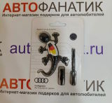 Ароматизатор воздуха в салон Audi Gecko Air Freshener German Version, Black, Zesty, артикул 85H087009C