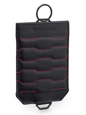 Кожаный футляр для ключей Audi Sport Car Key Case Leather