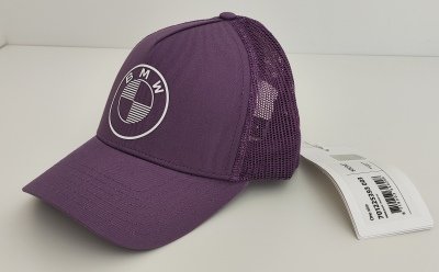 Бейсболка BMW Engine Block Trucker Cap, by FREUDE & stichd, Purple