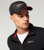 Бейсболка Porsche Motorsport Baseball Cap, Black, артикул WAP8000010LFMS