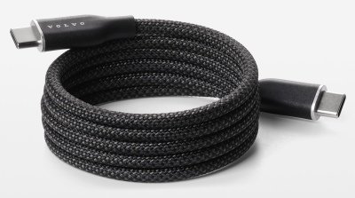 Оригинальный зарядный кабель Volvo Magnetic Charging Cable, USB-C/USB-C, black