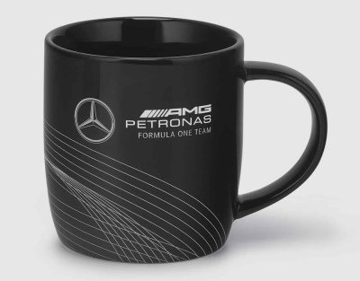 Кружка Mercedes-AMG Petronas Formula One Team Logo Mug, Black