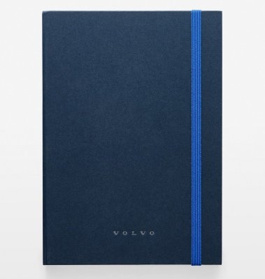 Блокнот Volvo Lined Hardcover Notebook, A5, Blue