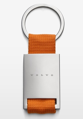 Брелок Volvo Key Chain, Orange/Silver