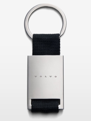 Брелок Volvo Key Chain, Black/Silver