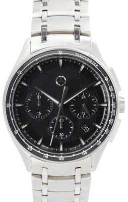 Мужской хронограф Mercedes-Benz Men's Chronograph Watch, Business, Silver/Black