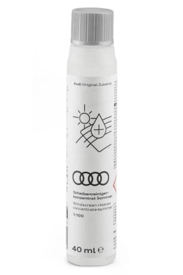 Летняя жидкость стеклоомывателя, концентрат Audi Windscreen Cleaner Concentrate - Summer, 40 ml.