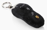 Плюшевый брелок для ключей Porsche Plush Car Key Keyring, Black, артикул WAP0500340TKPK