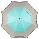Зонт-трость Land Rover Defender Rally Umbrella, Grey/Turquoise, артикул DNUM189TEA