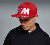 Бейсболка BMW M Large Logo Cap, Red, артикул 80165B81100