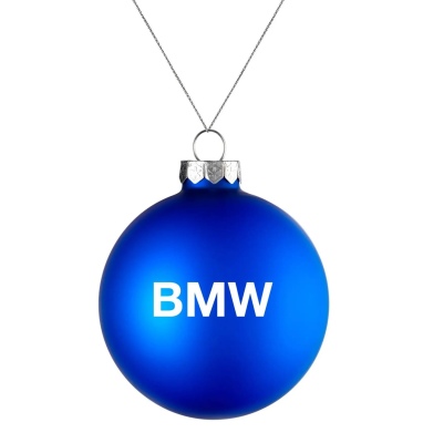 Елочный шар BMW Christmas Ball, Matt Dark Blue
