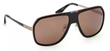 Солнцезащитные очки BMW M Aviator Sunglasses, Gold/Black, артикул 80255B840A9