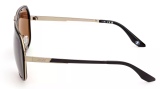 Солнцезащитные очки BMW M Aviator Sunglasses, Gold/Black, артикул 80255B840A9