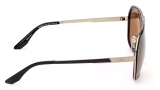 Солнцезащитные очки BMW M Aviator Sunglasses, Gold/Black, артикул 80255B840A9
